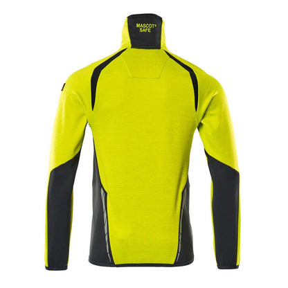 Fleece svetr s krátkým zipem mikrofleecová bunda