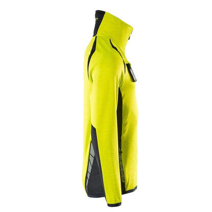Fleece svetr s krátkým zipem mikrofleecová bunda