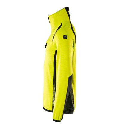 Fleece svetr s krátkým zipem mikrofleecová bunda