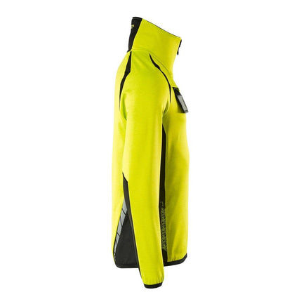 Fleece svetr s krátkým zipem mikrofleecová bunda