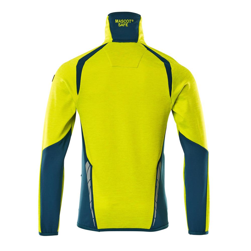 Fleece svetr s krátkým zipem mikrofleecová bunda