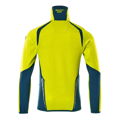 Fleece svetr s krátkým zipem mikrofleecová bunda