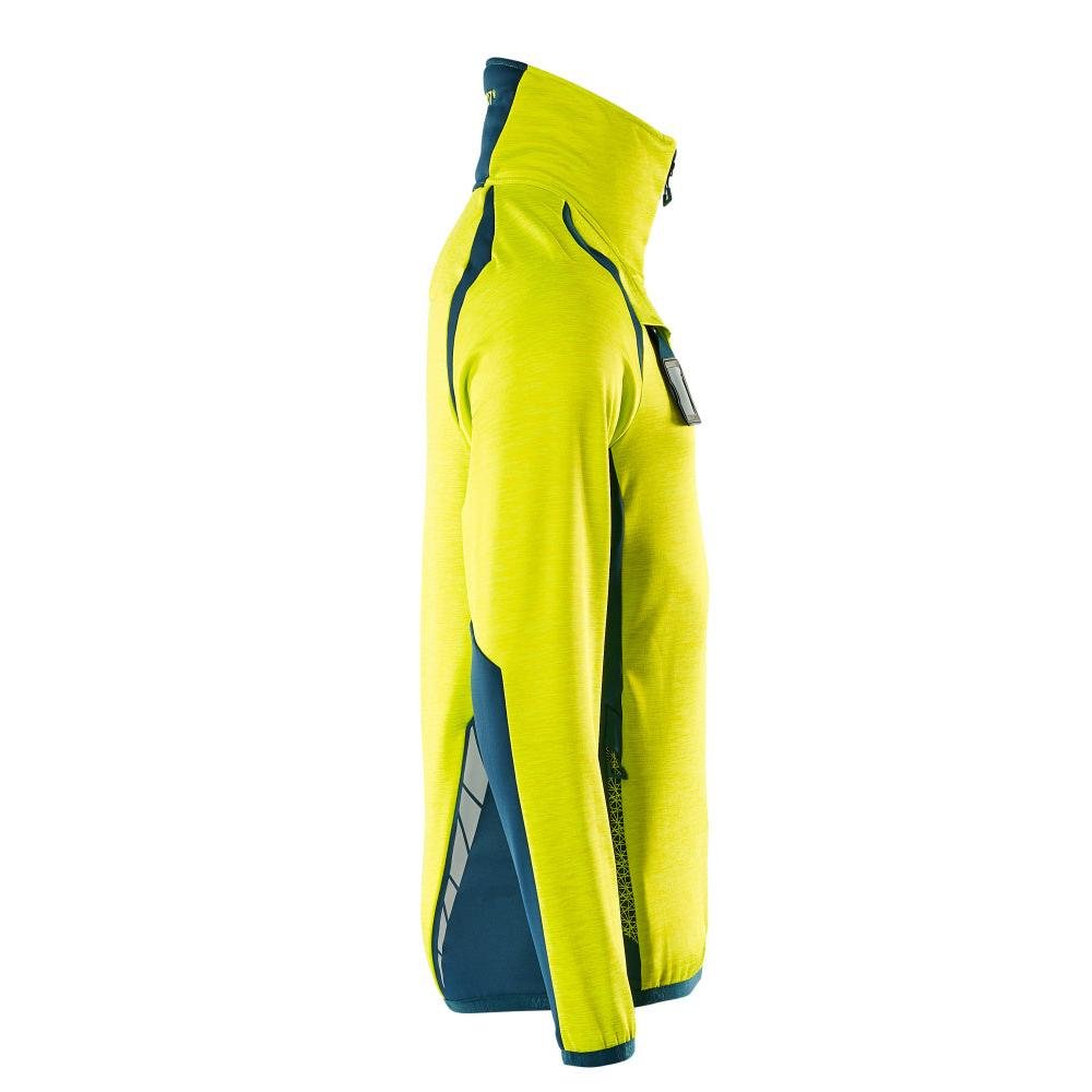 Fleece svetr s krátkým zipem mikrofleecová bunda