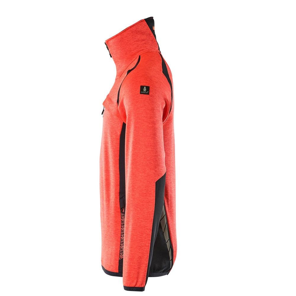 Fleece svetr s krátkým zipem mikrofleecová bunda
