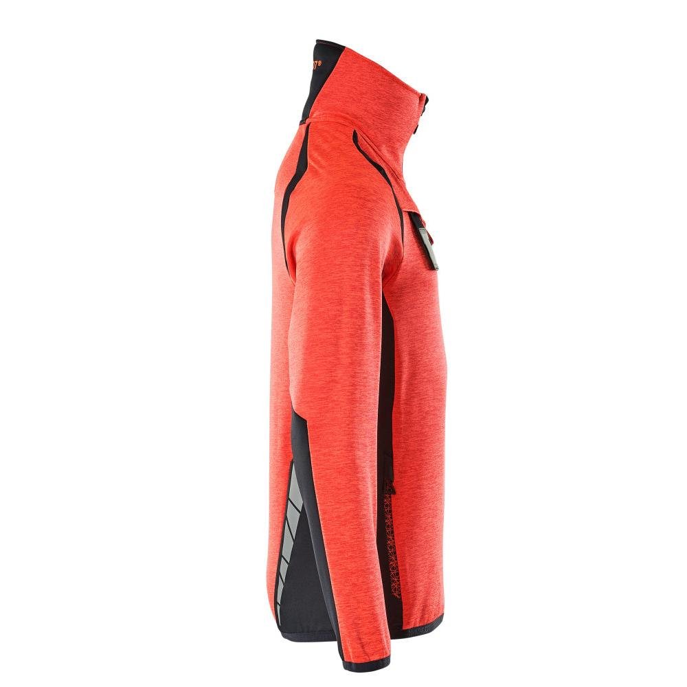 Fleece svetr s krátkým zipem mikrofleecová bunda