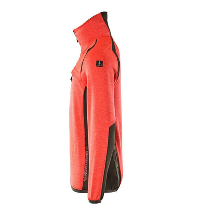 Fleece svetr s krátkým zipem mikrofleecová bunda