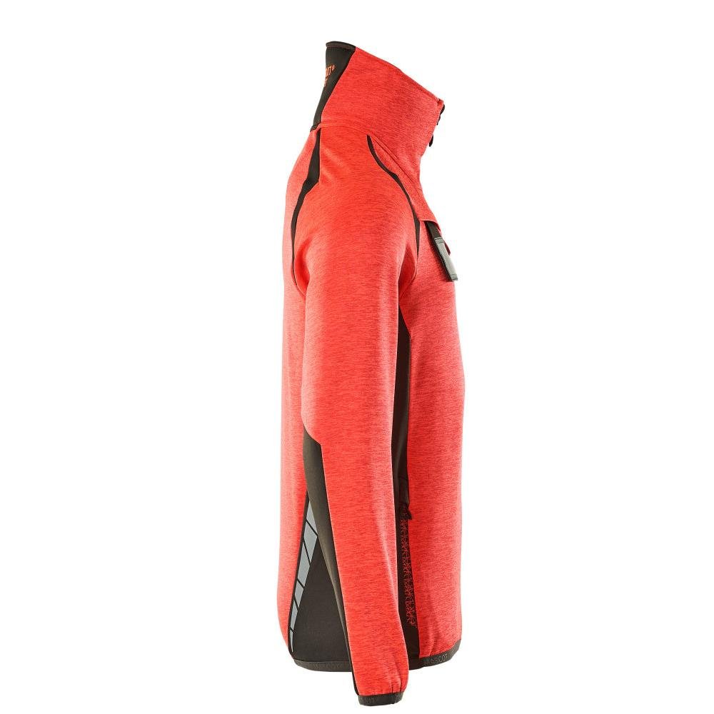 Fleece svetr s krátkým zipem mikrofleecová bunda