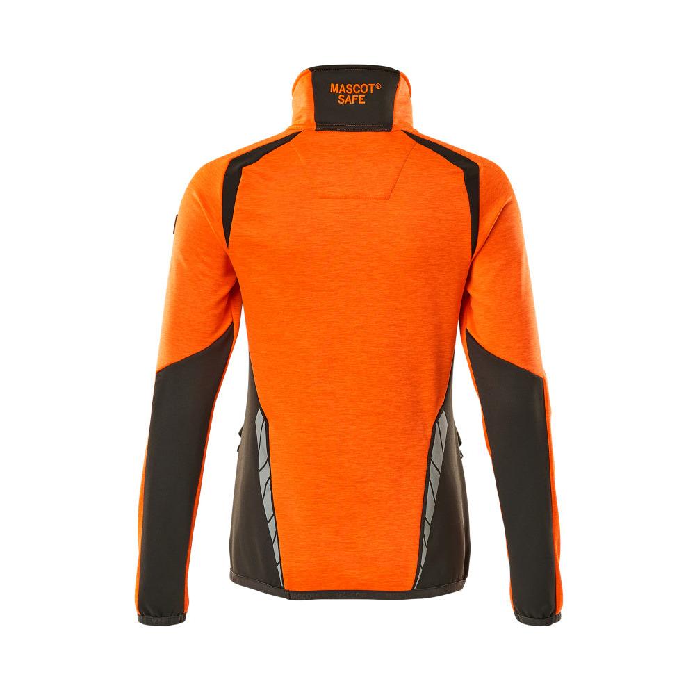 Fleece svetr s krátkým zipem, dámská mikrofleecová bunda