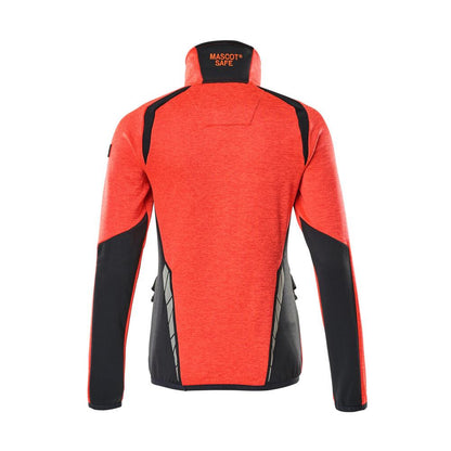 Fleece svetr s krátkým zipem, dámská mikrofleecová bunda