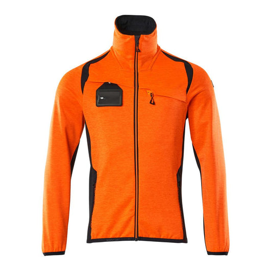 Fleece pulovr s mikrofleecovou bundou na zip