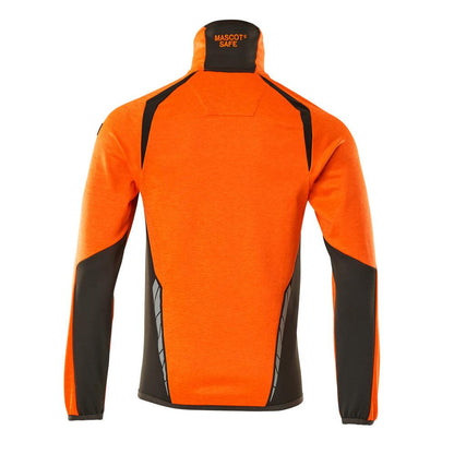 Fleece pulovr s mikrofleecovou bundou na zip