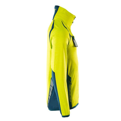 Fleece pulovr s mikrofleecovou bundou na zip