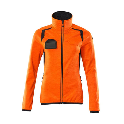 Fleece pulovr na zip, dámská mikrofleecová bunda