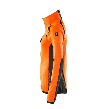 Fleece pulovr na zip, dámská mikrofleecová bunda