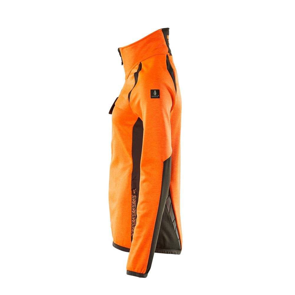 Fleece pulovr na zip, dámská mikrofleecová bunda