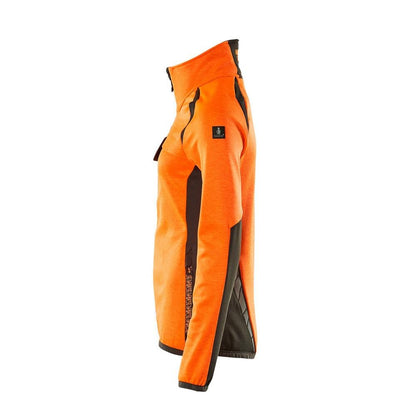 Fleece pulovr na zip, dámská mikrofleecová bunda