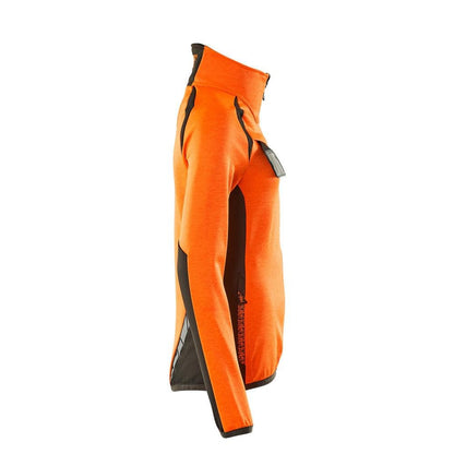 Fleece pulovr na zip, dámská mikrofleecová bunda