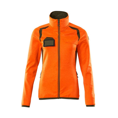 Fleece pulovr na zip, dámská mikrofleecová bunda