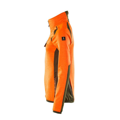 Fleece pulovr na zip, dámská mikrofleecová bunda