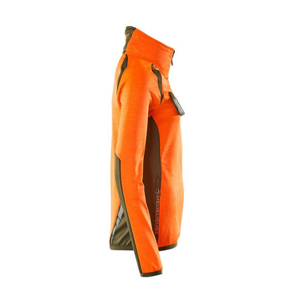 Fleece pulovr na zip, dámská mikrofleecová bunda