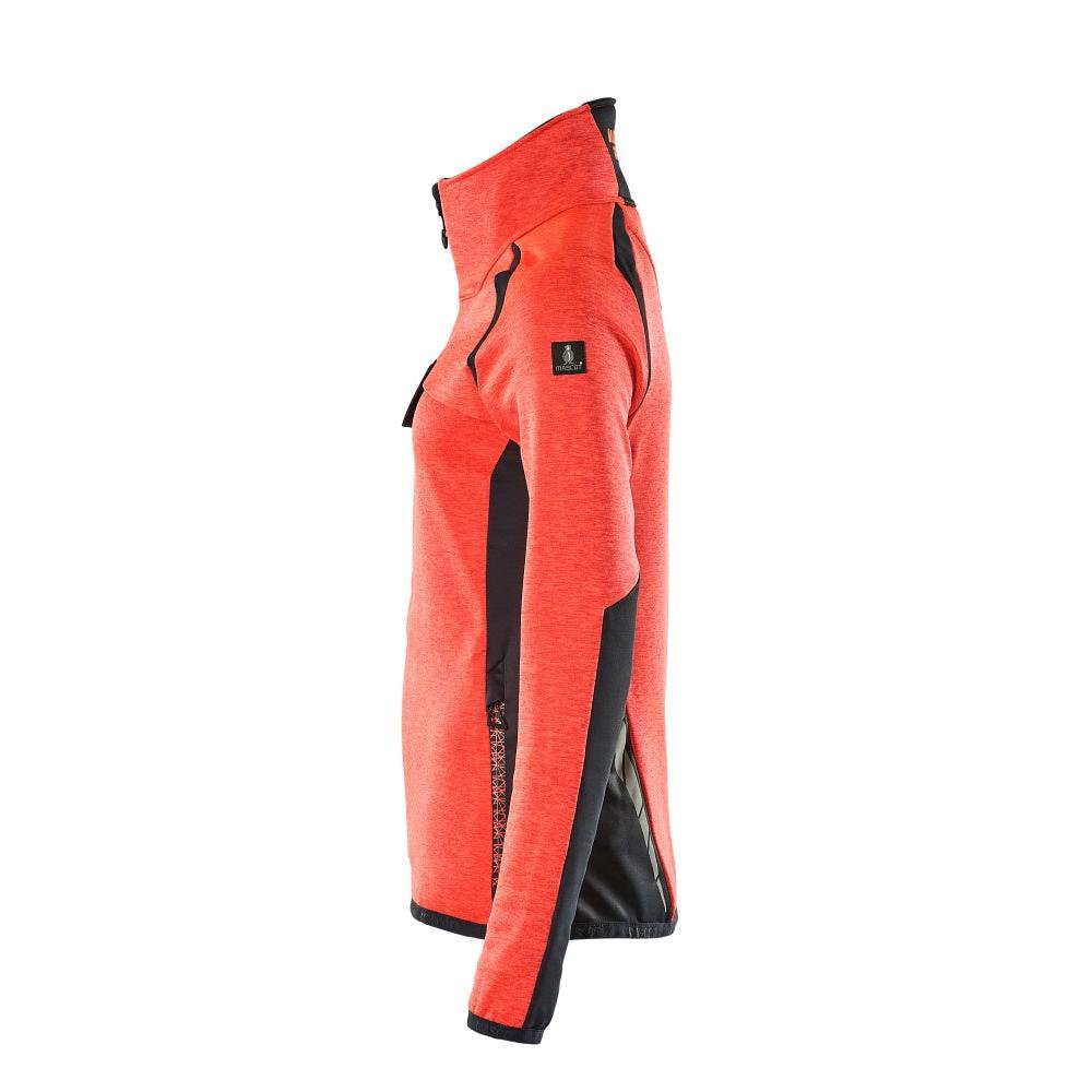 Fleece pulovr na zip, dámská mikrofleecová bunda