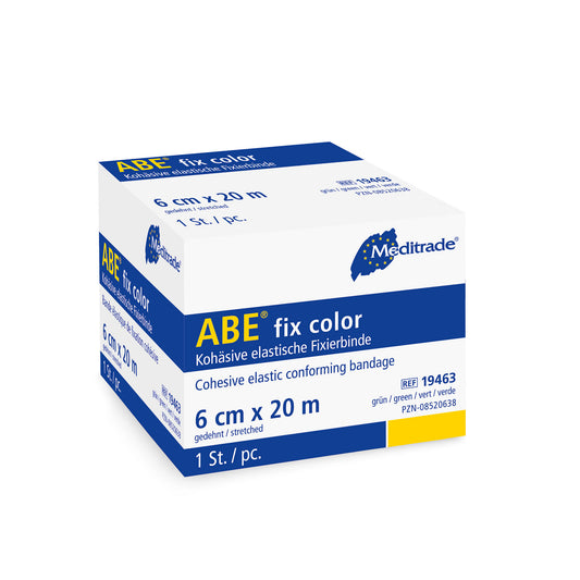 ABE® fix color vysoce elastické fixační obinadlo, 6 cm x 20 m
