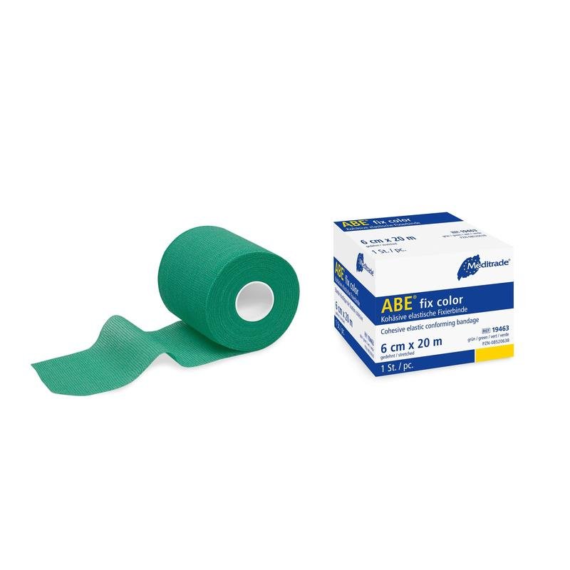 ABE® fix color vysoce elastické fixační obinadlo, 6 cm x 20 m