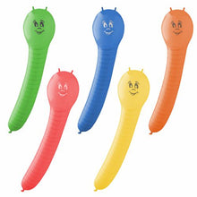 Die PAPSTAR GmbH barevné tříděné balónky "Caterpillar" (5 kusů) jsou žebrované, podlouhlé balónky v různých barvách s usmívajícími se tvářemi - ideální pro dětskou party dekoraci a slavnostní příležitosti.