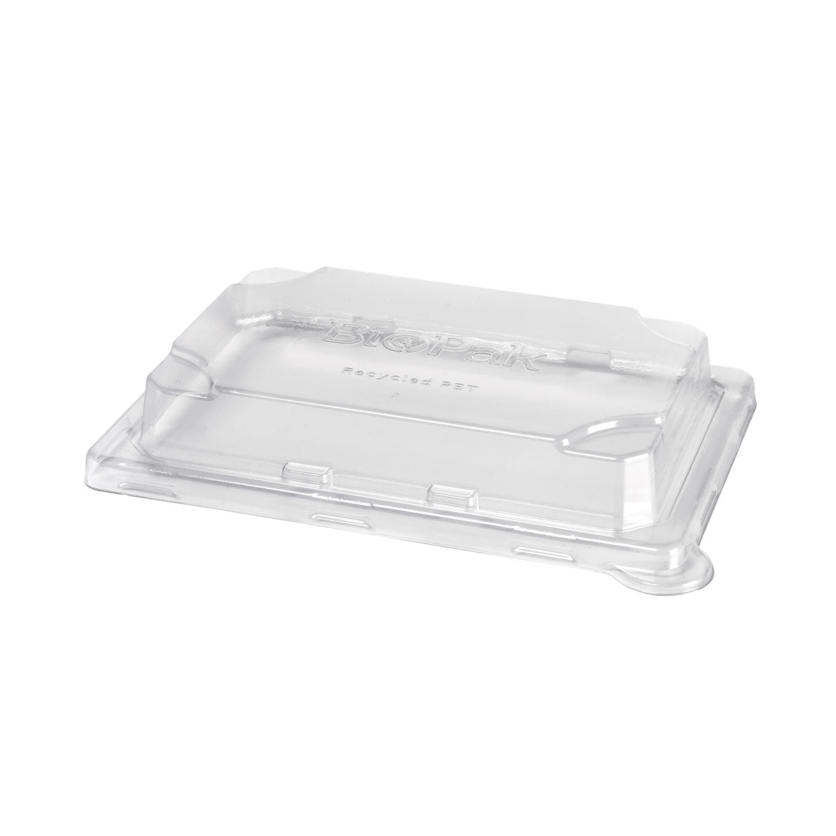 Víčko rPET Sushi small od společnosti Duni GmbH je průhledné, obdélníkové víčko (195x139x33 mm) se zvýšenými okraji a plochým středem - ideální pro udržitelné obaly. Dodává se v baleních po 50 kusech.