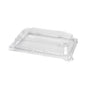Víčko rPET Sushi small od společnosti Duni GmbH je průhledné, obdélníkové víčko (195x139x33 mm) se zvýšenými okraji a plochým středem - ideální pro udržitelné obaly. Dodává se v baleních po 50 kusech.