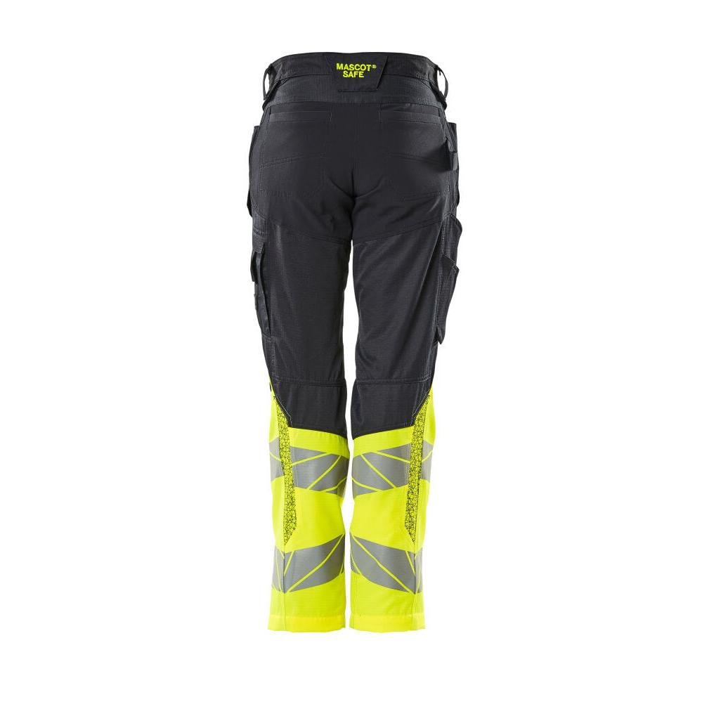 Kalhoty, dámské, DIAMOND, kapsy na kolenou, strečové kalhoty