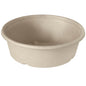 Miska Classic 900 ml - nepotažená hnědá bagasa od Duni GmbH (194x194x53 mm, balení po 40 kusech), vyrobená z ekologického materiálu, je ukázána prázdná na bílém pozadí jako ekologické jednorázové nádobí.