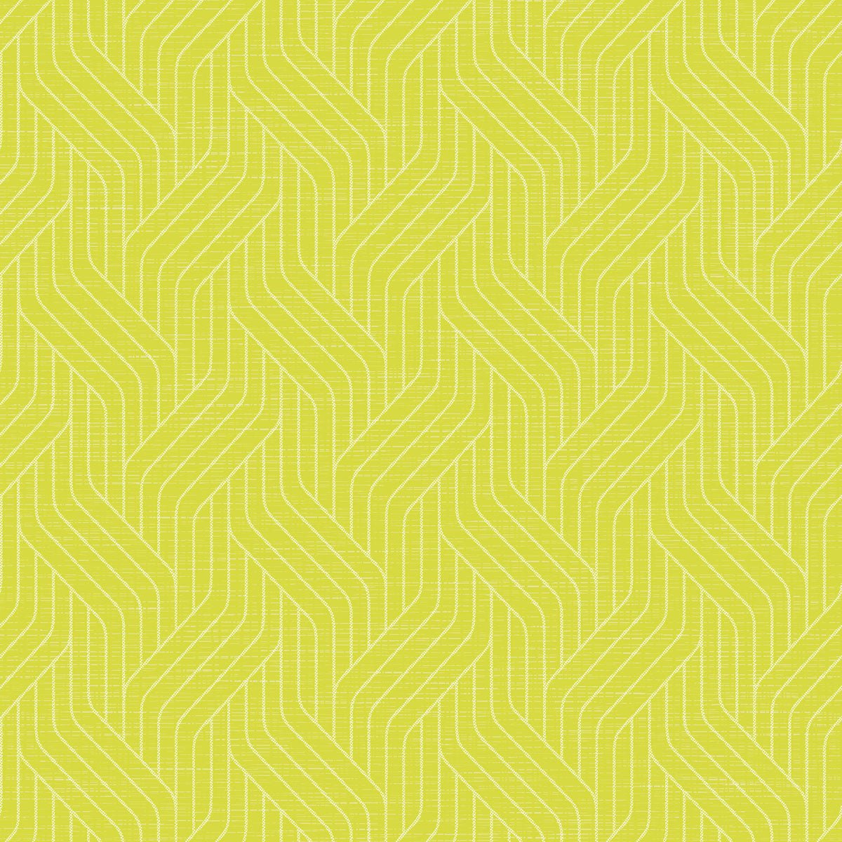 Dunisoft ubrousky 40 x 40 cm 1/4 skládání od Duni GmbH ukazují žlutý geometrický vzor s propletenými bílými chevrony na strukturovaném pozadí a dodávají vašemu stylově prostřenému stolu moderní, abstraktní nádech.