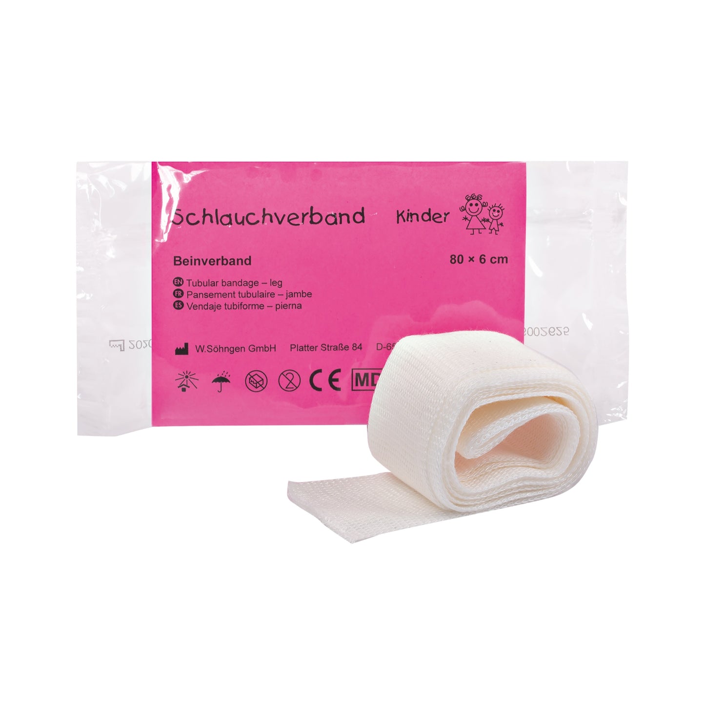 WS-Kinder Schlauchverband elastisch 0,8 m x 6,0 cm