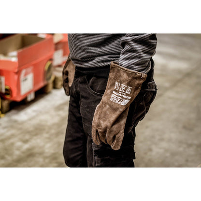 NITRAS SAFE PRO, svářečské rukavice, hnědé, EN 388, EN 12477 štípenka | Balení (12 párů)