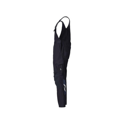 Dungarees, kapsy na kolena, stretch, bavlněné kalhoty