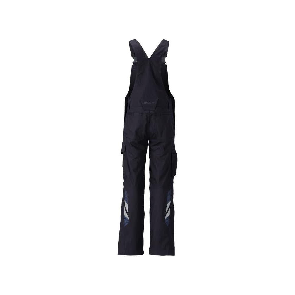 Dungarees, kapsy na kolena, stretch, bavlněné kalhoty