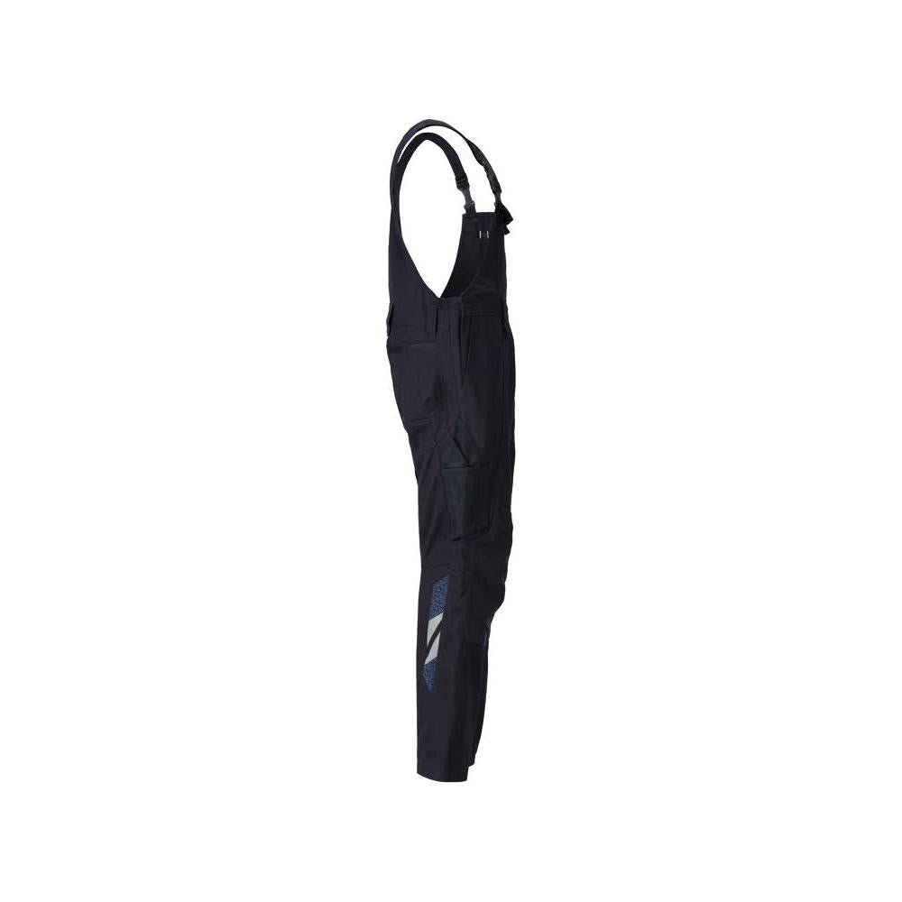 Dungarees, kapsy na kolena, stretch, bavlněné kalhoty