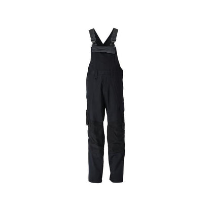 Dungarees, kapsy na kolena, stretch, bavlněné kalhoty