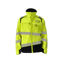 Soft Shell Jacket Soft Shell Jacket Multisafe, hivis žlutá/černo-modrá