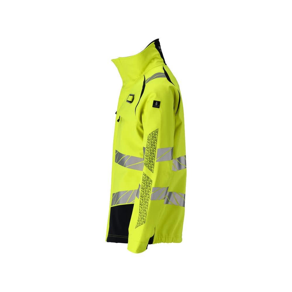 Soft Shell Jacket Soft Shell Jacket Multisafe, hivis žlutá/černo-modrá