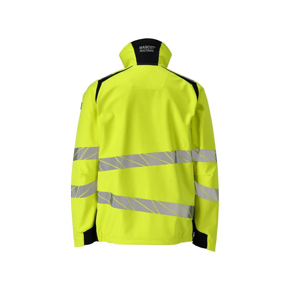 Soft Shell Jacket Soft Shell Jacket Multisafe, hivis žlutá/černo-modrá
