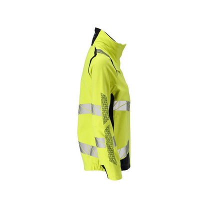 Bunda, dámská, pracovní bunda ULTIMATE STRETCH Multisafe, hi-vis žlutá/černo-modrá
