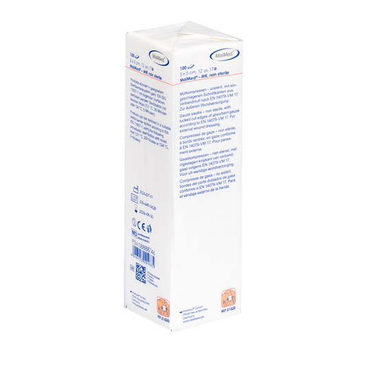 MaiMed-MK-nesterilní gázové obklady 100 kusů/papírový sáček