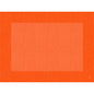Obdélníkový obrázek s mřížkovým vzorem odráží Bio-Dunicel-Sets 30x40 Linnea, oranžová od Duni GmbH - vysoce kvalitní, biologicky odbouratelné prostírání se světlým středem a tmavým okrajem, ideální pro stylovou stolní dekoraci.