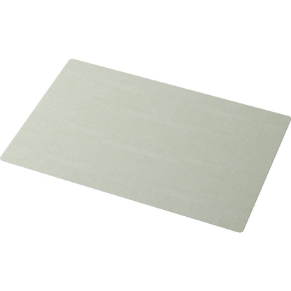 Silikonové prostírání Duni GmbH 30 x 45 cm je obdélníkové, světle šedé prostírání s jemným strukturovaným vzorem, které nabízí stylovou ochranu stolu. Je zobrazeno na jednobarevném bílém pozadí.