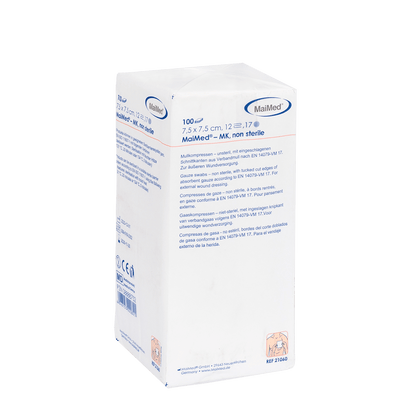 MaiMed-MK-nesterilní gázové obklady 100 kusů/papírový sáček