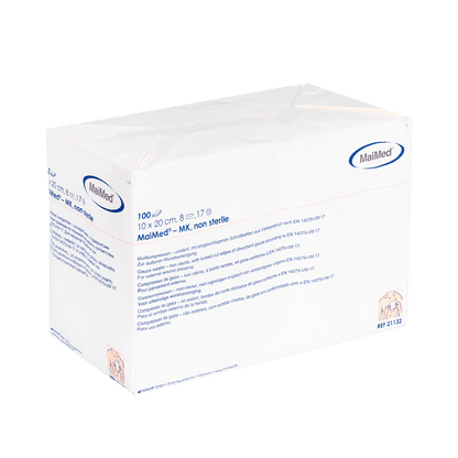 MaiMed-MK-nesterilní gázové obklady 100 kusů/papírový sáček