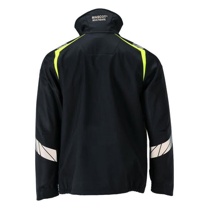 Softshellová bunda Multisafe softshellová bunda, černá modrá/hi-vis žlutá