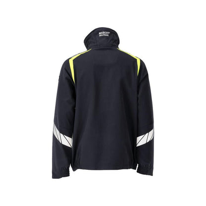 Bunda, pracovní bunda ULTIMATE STRETCH Multisafe, černá modrá/hi-vis žlutá